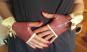 fingerlose Handschuhe "Marilyn" NEU: mit Volant am Handgelenk 
